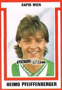 Sticker Heimo Pfeiffenberger - Österreichische Fußball-Bundesliga 1988-1989 n. 110 - Euroflash