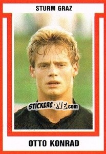 Cromo Otto Konrad - Österreichische Fußball-Bundesliga 1988-1989 - Euroflash