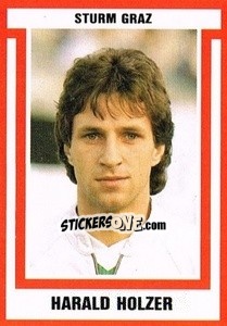 Sticker Harald Holzer - Österreichische Fußball-Bundesliga 1988-1989 - Euroflash