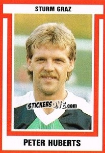 Cromo Peter Huberts - Österreichische Fußball-Bundesliga 1988-1989 - Euroflash