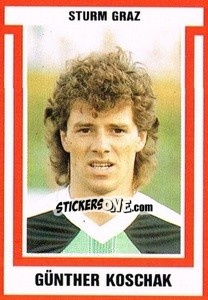 Figurina Günther Koschak - Österreichische Fußball-Bundesliga 1988-1989 n. 121 - Euroflash