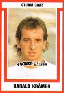 Sticker Harald Krämer - Österreichische Fußball-Bundesliga 1988-1989 - Euroflash