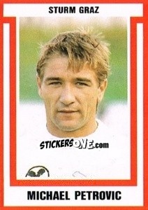 Cromo Michael Petrovic - Österreichische Fußball-Bundesliga 1988-1989 - Euroflash