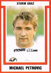Sticker Michael Petrovic - Österreichische Fußball-Bundesliga 1988-1989 n. 123 - Euroflash
