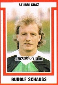 Cromo Rudolf Schauss - Österreichische Fußball-Bundesliga 1988-1989 - Euroflash