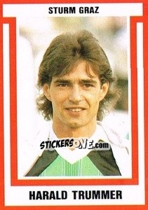 Sticker Harald Trummer - Österreichische Fußball-Bundesliga 1988-1989 - Euroflash