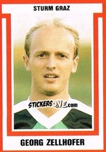Sticker Georg Zellhofer - Österreichische Fußball-Bundesliga 1988-1989 - Euroflash