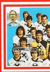 Sticker Mannschaft - Österreichische Fußball-Bundesliga 1988-1989 - Euroflash