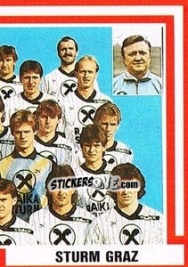 Sticker Mannschaft - Österreichische Fußball-Bundesliga 1988-1989 n. 133 - Euroflash
