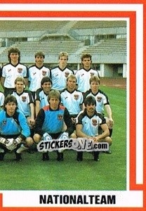 Cromo Mannschaft - Österreichische Fußball-Bundesliga 1988-1989 - Euroflash