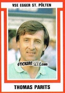Figurina Thomas Parits - Österreichische Fußball-Bundesliga 1988-1989 n. 147 - Euroflash