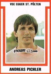 Cromo Andreas Pichler - Österreichische Fußball-Bundesliga 1988-1989 - Euroflash