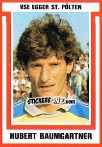 Sticker Hubert Baumgartner - Österreichische Fußball-Bundesliga 1988-1989 n. 155 - Euroflash