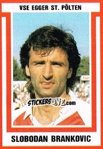 Figurina Slobodan Brankovic - Österreichische Fußball-Bundesliga 1988-1989 n. 158 - Euroflash