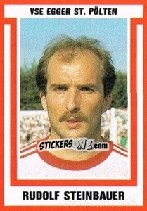 Cromo Rudolf Steinbauer - Österreichische Fußball-Bundesliga 1988-1989 - Euroflash