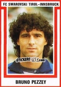 Cromo Bruno Pezzey - Österreichische Fußball-Bundesliga 1988-1989 - Euroflash