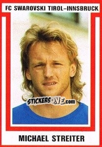Cromo Michael Streiter - Österreichische Fußball-Bundesliga 1988-1989 - Euroflash
