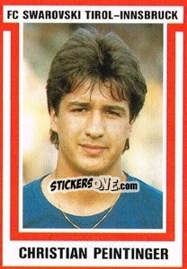 Sticker Christian Peintinger - Österreichische Fußball-Bundesliga 1988-1989 - Euroflash