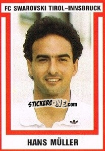 Sticker Hans Müller - Österreichische Fußball-Bundesliga 1988-1989 - Euroflash