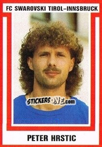 Cromo Peter Hrstic - Österreichische Fußball-Bundesliga 1988-1989 - Euroflash