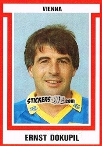 Sticker Ernst Dokupil - Österreichische Fußball-Bundesliga 1988-1989 - Euroflash