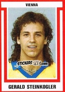 Sticker Gerald SteinKogler - Österreichische Fußball-Bundesliga 1988-1989 - Euroflash