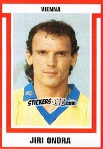 Cromo Jiri Ondra - Österreichische Fußball-Bundesliga 1988-1989 - Euroflash