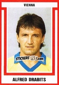 Sticker Alfred Drabits - Österreichische Fußball-Bundesliga 1988-1989 - Euroflash
