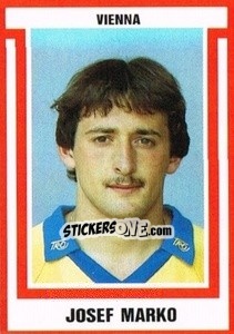 Sticker Josef Marko - Österreichische Fußball-Bundesliga 1988-1989 - Euroflash