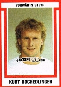 Sticker Kurt Hochedlinger - Österreichische Fußball-Bundesliga 1988-1989 - Euroflash