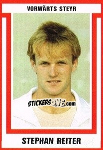 Sticker Stephan Reiter - Österreichische Fußball-Bundesliga 1988-1989 - Euroflash