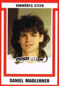 Sticker Daniel Madlehner - Österreichische Fußball-Bundesliga 1988-1989 - Euroflash