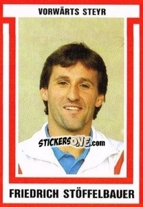Sticker Friedrich Stöffelbauer - Österreichische Fußball-Bundesliga 1988-1989 - Euroflash