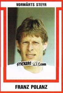Sticker Franz Polanz - Österreichische Fußball-Bundesliga 1988-1989 - Euroflash
