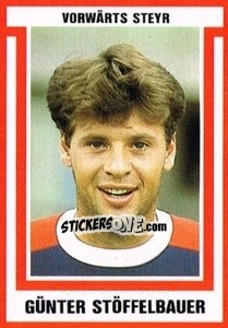 Cromo Günter Stöffelbauer - Österreichische Fußball-Bundesliga 1988-1989 - Euroflash