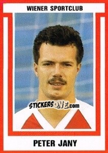 Sticker Peter Jany - Österreichische Fußball-Bundesliga 1988-1989 - Euroflash