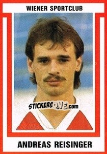 Sticker Andreas Reisinger - Österreichische Fußball-Bundesliga 1988-1989 - Euroflash