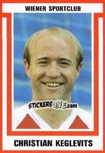 Sticker Christian Keglevits - Österreichische Fußball-Bundesliga 1988-1989 - Euroflash