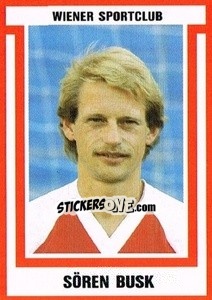 Sticker Sören Busk - Österreichische Fußball-Bundesliga 1988-1989 n. 231 - Euroflash