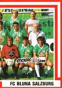 Sticker Mannschaft - Österreichische Fußball-Bundesliga 1988-1989 - Euroflash