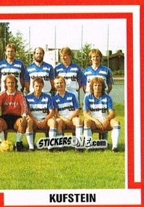 Sticker Mannschaft - Österreichische Fußball-Bundesliga 1988-1989 - Euroflash