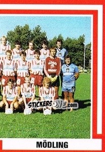 Sticker Mannschaft - Österreichische Fußball-Bundesliga 1988-1989 - Euroflash