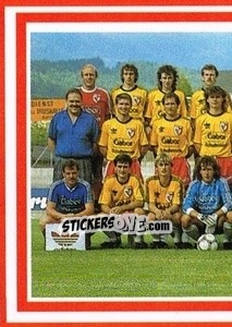 Cromo Mannschaft - Österreichische Fußball-Bundesliga 1988-1989 - Euroflash