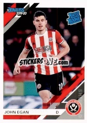 Sticker John Egan - Chronicles Soccer 2019-2020 n. 143 - Panini