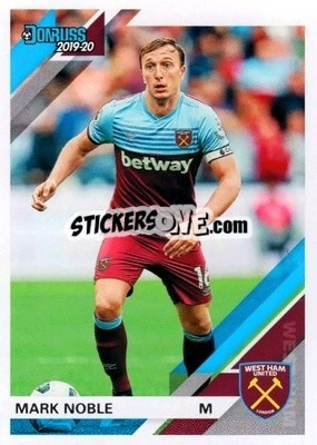 Sticker Mark Noble - Chronicles Soccer 2019-2020 n. 185 - Panini