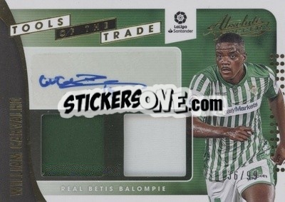 Sticker William Carvalho - Chronicles Soccer 2019-2020 n. TT-WC - Panini