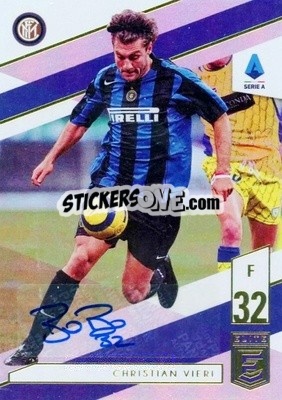 Sticker Christian Vieri - Chronicles Soccer 2019-2020 n. E-25a - Panini