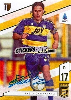 Sticker Fabio Cannavaro - Chronicles Soccer 2019-2020 n. E-36a - Panini