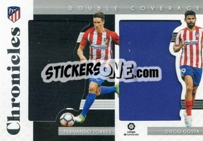 Sticker Diego Costa / Fernando Torres - Chronicles Soccer 2019-2020 n. DC-AM - Panini