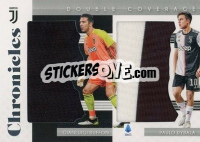Sticker Gianluigi Buffon / Paulo Dybala - Chronicles Soccer 2019-2020 n. DC-JVE - Panini